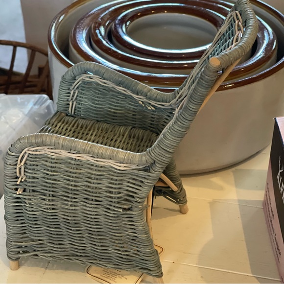 BOYDS BEAR WICKER CHAIR nwt - Picture 3 of 6